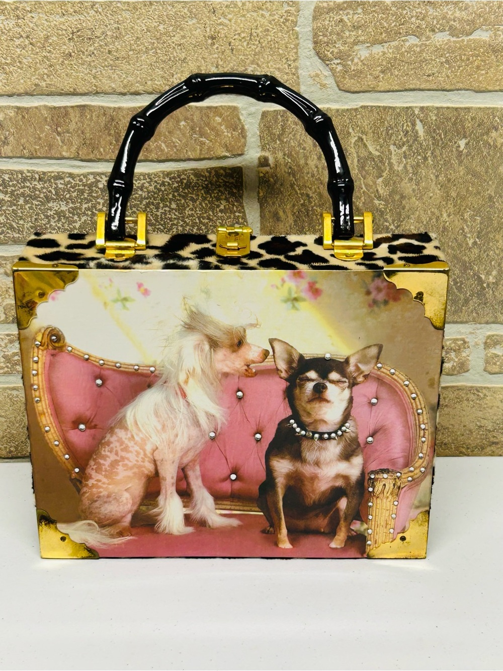 vintage-style cigar box purse
